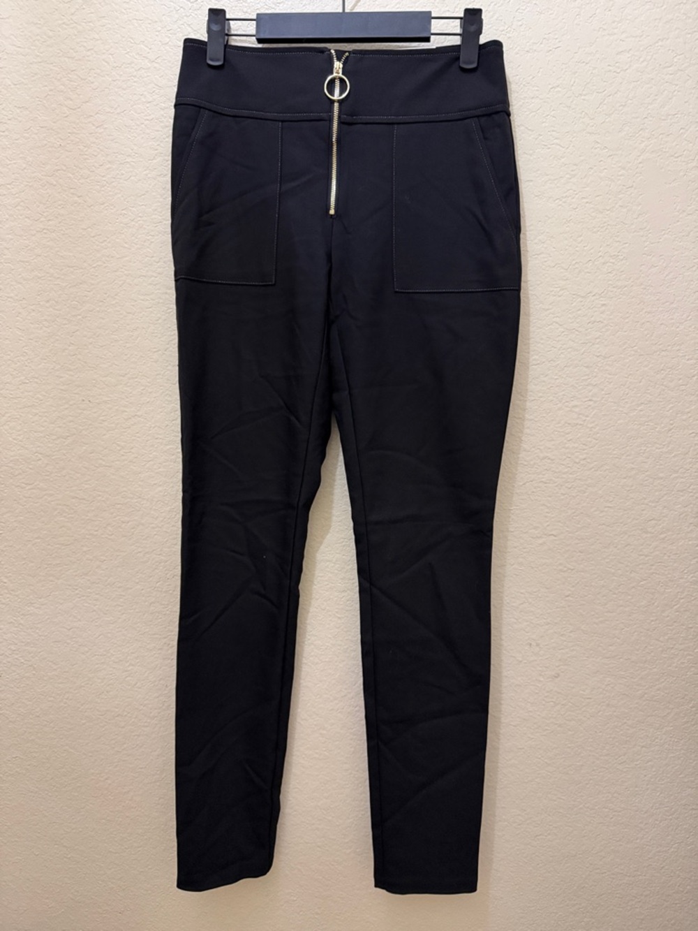 INC International Concepts Black Skinny Leg High-Rise Pants